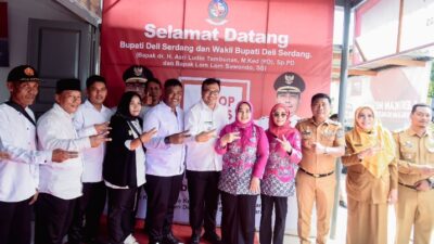 Tinjau KDMP Klambir V Kebun, Asri Ludin Tambunan Dorong Koperasi Lain Segera Aktif