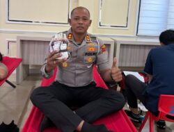 HUT Lantas Bhayangkara ke-70, Sat Lantas Polrestabes Medan Gelar Donor Darah