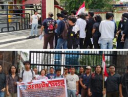 AMPUN Demo Desak Poldasu dan Kejatisu Usut Proyek Pengerasan Jalan dan Pembangunan Aula di Angkola