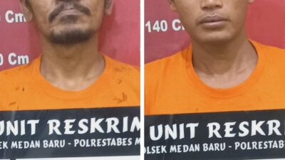Polsek Medan Baru Ciduk Dua Pelaku Rayap Besi