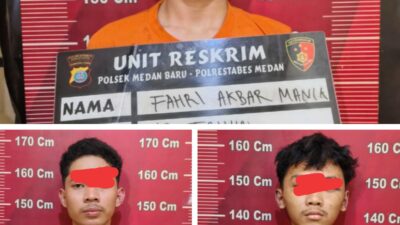 Polsek Medan Baru Tangkap Begal Bersajam