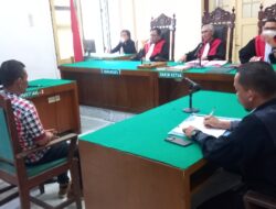 Mantan Kades Punggulan Air Joman Dituntut 6 Tahun Penjara