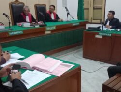 Mantan Kades Punggulan Air Joman Disidang