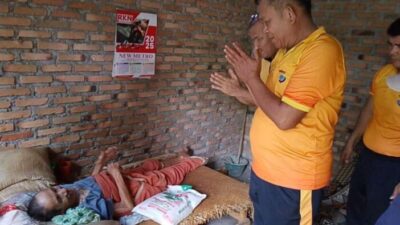 Warga yang Sakit Menahun Terharu Dibantu Polsek Perbaungan