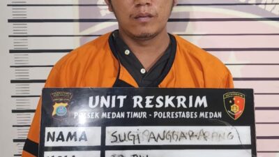 Pencuri di Ruko Ditangkap Polsek Medan Timur