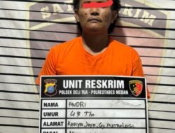 Polsek Delitua Ringkus Pengedar 8 Paket Sabu