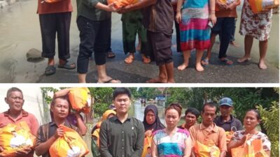 Junaidi, Anggota DPRD Deliserdang Bantu Warga Batangkuis yang Masih Dilanda Banjir