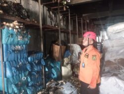 Gudang Tekstil di Medan Terbakar