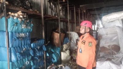 Gudang Tekstil di Medan Terbakar