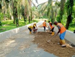 Cegah Banjir, Tembok dan Gorong-gorong  Dibangun di Jalan Pertumbukan – Bandar Dolok