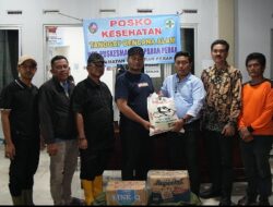 Wabup Deliserdang Salurkan Logistik Korban Banjir di Hamparan Perak