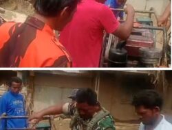 Setelah Sembako, Ketua PP Ranting Desa Kolam Kembali Sumbang Genset ke Warga Aceh Tamiang