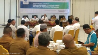 Perumda Tirtanadi Sosialisasi Penyesuaian Tarif Air