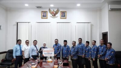 Pemkab Deli Serdang Terima Bantuan Penanganan Banjir dari Bank Sumut