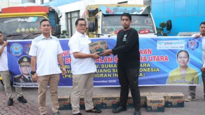 BNN Propinsi Sumut Bantu Korban Banjir