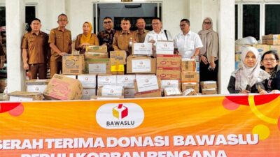 Bawaslu Salurkan Bantuan Kemanusiaan Berjenjang di Sumut