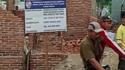 Kades Bandar Klippa Bantah Timbulkan Polemik Terkait Pembangunan TP3SR
