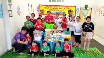 Rayakan Natal, PSMTI Kecamatan Medan Denai Gelar Bakti Sosial