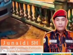 Junaidi Sumbang Genset untuk Penerangan dan Bersihkan Mesjid di Aceh Tamiang