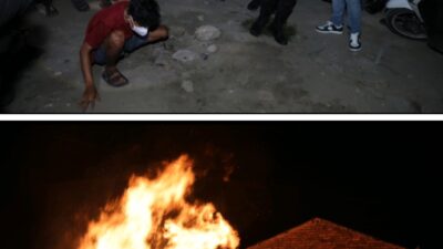 41 Orang Diamankan dari Jermal  dan Barak Narkoba Dibakar