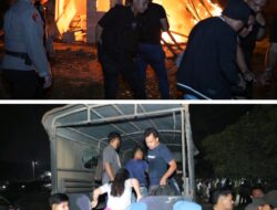 Sarang Narkoba dan Judi Online di Jermal VII Digerebek, 8 Orang Diboyong