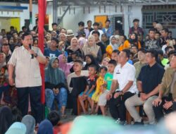 Tahun Baru di Tenda Pengungsi di Sumut,  Prabowo Ajak Bobby dan Gus Irawan Selalu Ada untuk Korban Bencana