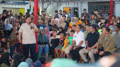 Tahun Baru di Tenda Pengungsi di Sumut,  Prabowo Ajak Bobby dan Gus Irawan Selalu Ada untuk Korban Bencana