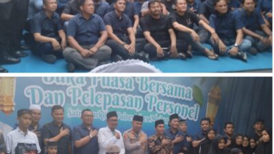 Satres Narkoba Polrestabes Medan Bukber dengan Anak Yatim Piatu