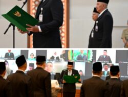 Gubernur Bobby Nasution Lantik 308 Pejabat Pemprov Sumut, Ingatkan Jangan Ada Pungli