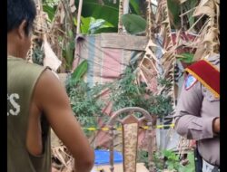 Mayat Dibungkus Goni Dimasukkan Ojol ke Kontiner