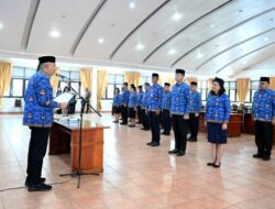 Pj Sekdaprov Sumut Kukuhkan Pengurus Korpri Karo 2025–2030