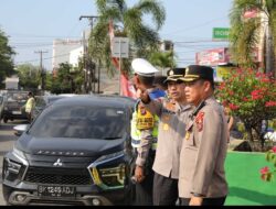 Kapolrestabes Medan Cek Pospam Titi Kuning