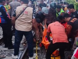 Wanita Paruh Baya Tewas Disambar Kereta Api di Siantar