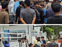 Massa IPNU Kota Medan Minta Kejari Usut Sewa Menyewa Lahan Aksara Kuphie