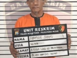 Maling Pagar Besi Ditangkap Polsek Medan Timur