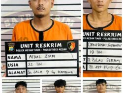 Empat Begal dan Penadah di Jalan Cemara Ditembak