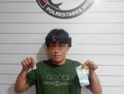 Satresnarkoba Polrestabes Medan Ringkus Pengedar Sabu