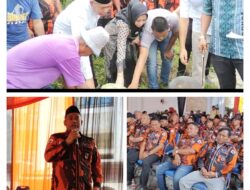 Sehari Dua Kegiatan Sukses, Ribuan Massa Banjiri Kediaman Ketua Pemuda Pancasila Deli Serdang