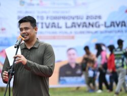 Bobby Nasution Buka Festival Layang-Layang Piala Gubernur Dibuka
