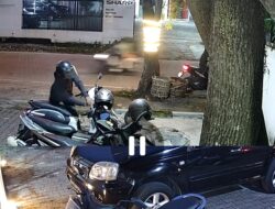 Sepeda Motor  Pegawai TU SMA Swasta ST Thomas 3 Medan Digasak Maling