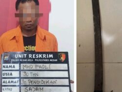 Tenteng Samurai di Jalan, Seorang Pria Diamankan Polsek Medan Area