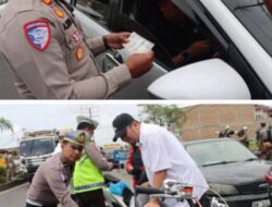 Polres Karo Tindak Pelanggar dan Permudah Pembayaran Pajak
