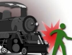 Pria Tanpa Identitas Tertabrak Kereta Api