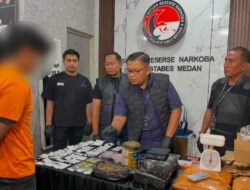 Polrestabes Medan Gulung Bandar Narkoba Lintas Pulau