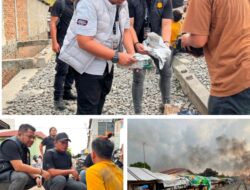 Polrestabes Medan Razia Sarang  Narkoba Bantaran Rel Kereta Api di Sei Mencirim