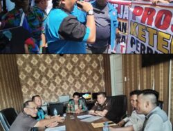 Ratusan Massa F.SPTI-K.SPSI Sumut Tuntut Kajari Karo dan Penuntut Umum Dievaluasi