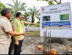 Bupati Deli Serdang Letakkan Batu Pertama Pembangunan RKB dan Aula SMPN 1 Beringin