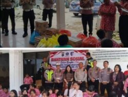 HUT ke-71 Lalu Lintas Bhayangkara, Satlantas Polres Karo Bantu Penyandang Disabilitas