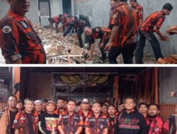 Wujud Komitmen Organisasi, Pemuda Pancasila Kecamatan Lubuk Pakam Renovasi Sekretariat