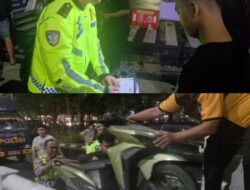 Hendak Balap Liar,  30 Kenderaan Ditilang  Satlantas Polrestabes Medan